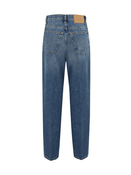 Pantalone Bessie loose in denim fisso DONDUP | DP784 DF0290D IP5800